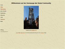 Tablet Screenshot of dubai-community.de